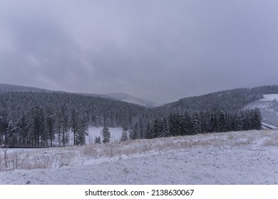 Winter Landscape At The German Rothaargebirge