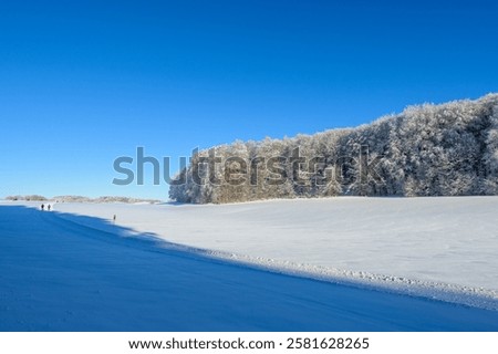 Similar – Image, Stock Photo Landscape on Swabian Alb with meadows, hills and clouds.