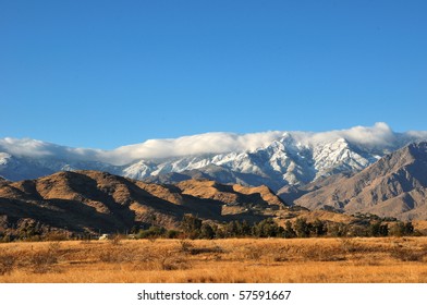 Winter Landscape In Palm Springs,CA,USA.