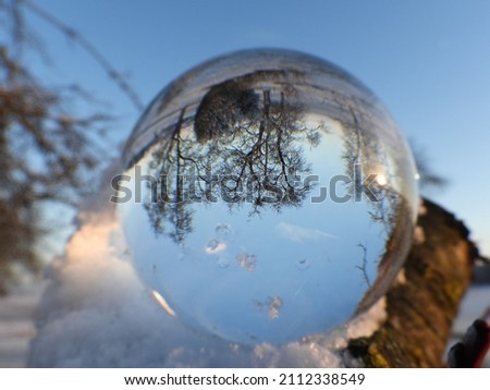 Similar – Foto Bild Ein Blick durch die Glaskugel