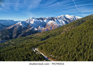 Winter Landscape From The Pindus Mountain Range, Greece