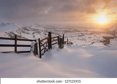 Winter Landscape - Winter Sunrise