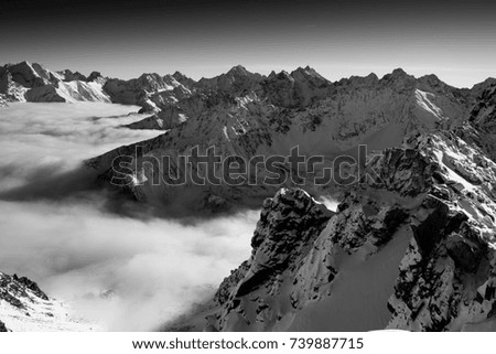 Similar – Foto Bild Alpenglühen Farbfoto