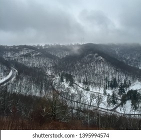 A Winter Landscape In Winona, Minnesota