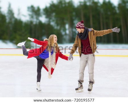 Fun ice skating