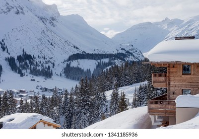 Winter Luxury Wooden Chalet Austria Ski Resort