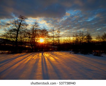 Winter Morning Sun Rise