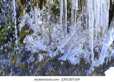 It is a winter mountain landscape with beautiful snowy scenery. - Powered by Shutterstock