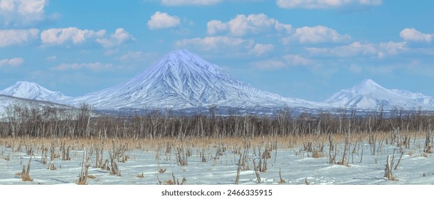 Winter mountain landscape on Kamchatka Peninsula - Powered by Shutterstock