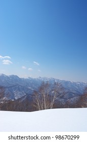 Winter Mountain Range