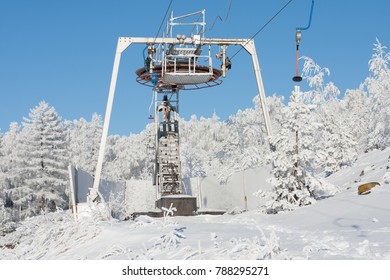  winter mountain ropeway 