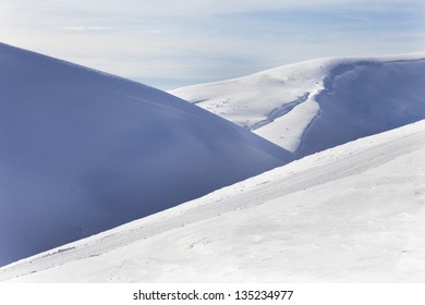 Winter mountains - ski slopes