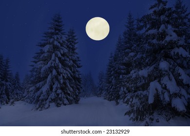 467,611 Winter Trees Night Images, Stock Photos & Vectors 