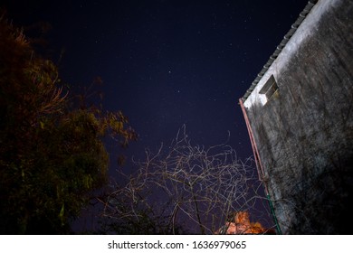 Winter Night Sky In The Backyard