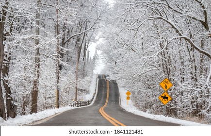 Winter In Northeast Ohio, USA