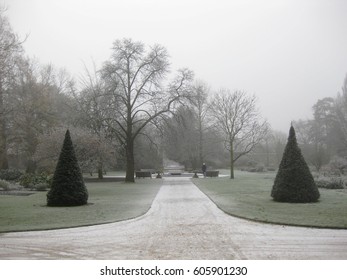 Winter In Oxford United Kingdom 