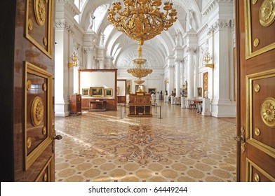 Winter palace. interior. gallery of arts