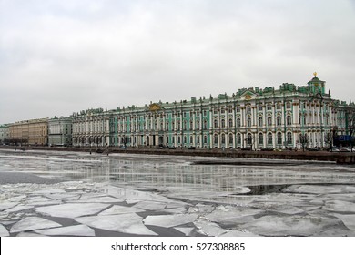 The Winter Palace in Saint Petersburg, Russia - Shutterstock ID 527308885