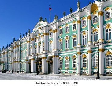 Winter Palace In Saint Petersburg, Russia