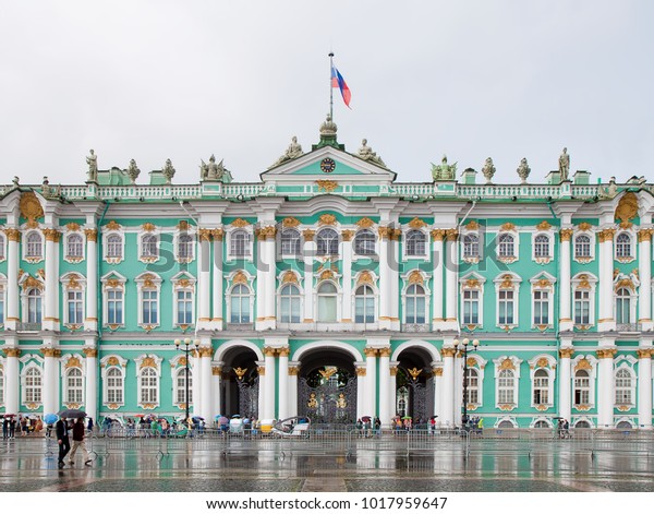 Winter Palace St Petersburg Russia On Stock Photo Edit Now