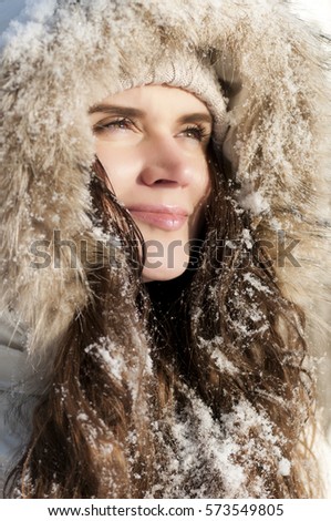 Similar – Foto Bild Winterfreuden Stil Freude