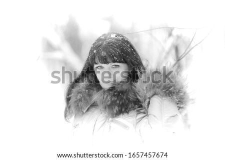 Similar – winter winds Feminine