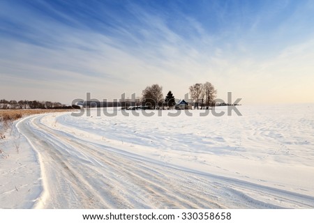 winter road  