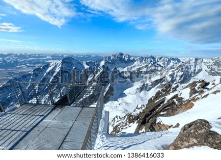 Similar – Image, Stock Photo ski deck