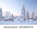 Winter in Rovaniemi North Finland