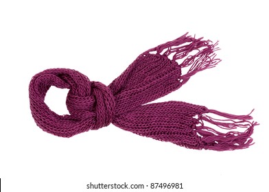 Winter Scarf Isolated Against