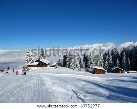 Similar – winter landscape Forest