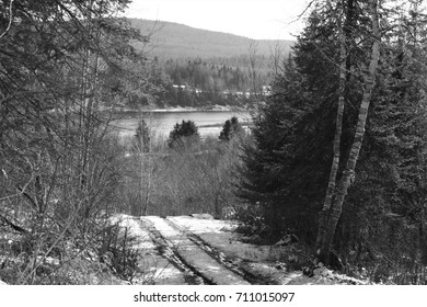 Winter Scene, Allagash River, ME