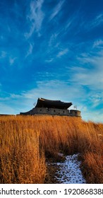 The Winter Scenery Of Suwon Castle