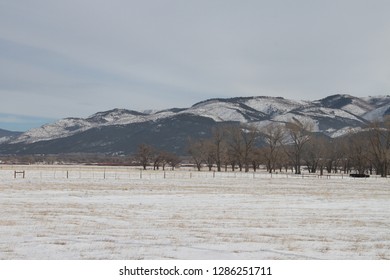 Winter Scenery In Taos New Mexico