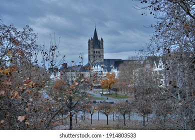 Winter Season Cologne City View Landscape