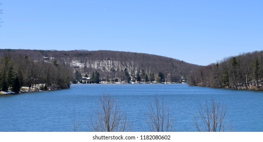 Winter Season In Deep Creek Lake, Maryland