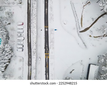 Winter Season in the Umraniye National Park Drone Photo, Umraniye District Istanbul, Turkey - Powered by Shutterstock