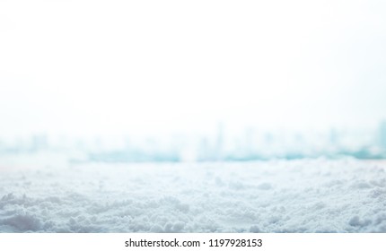 Winter Season,christmas Background With Snow,no People,ant Eye View