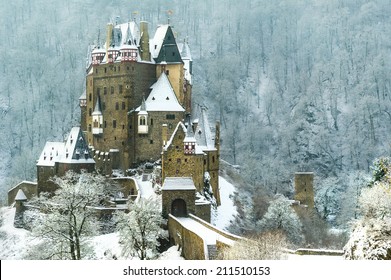 Winter Shot Of German Castle