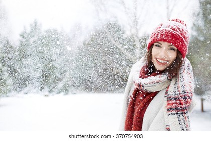 Winter Smiling Woman