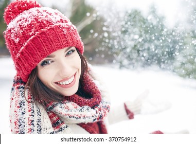 Winter Smiling Woman