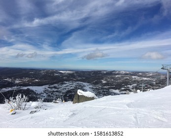 Winter Snow Perisher Mountains Australia