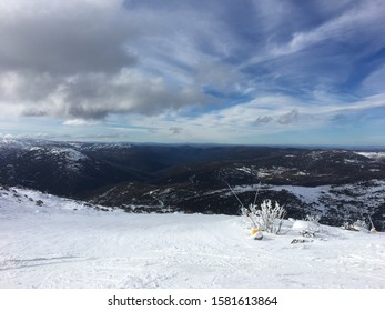 Winter Snow Perisher Mountains Australia