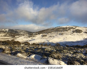 Winter Snow Perisher Mountains Australia