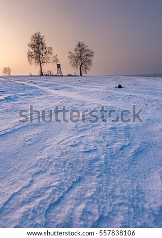 Similar – Image, Stock Photo raised hide Hunting