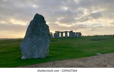 Winter Solstice Sunset - Stonehenge