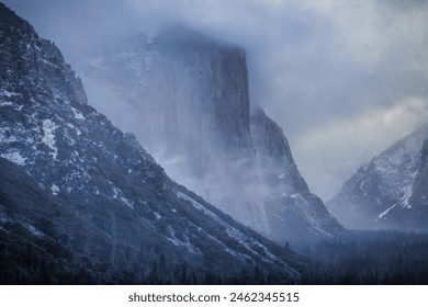 Winter Storm Clearing over El Capitan in the Morning, Yosemite National Park, California - Powered by Shutterstock