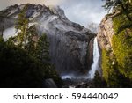 Winter Storm Descending on Yosemite Falls, Yosemite National Park, California