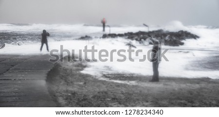 Similar – Image, Stock Photo An ice mouse Well-being