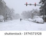 Winter street scene, Old Town Alexandria